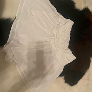 Women's White flowy shorts